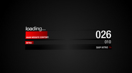 Flash页面载入进度效果(Loading)欣赏