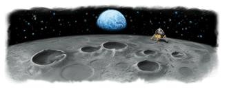 Google Logo - Apollo 11 Lunar Landing Anniversary