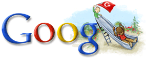 Google Logo - Turkey National Sovereignty & Children s Day