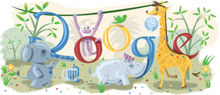 Google Logo - New Years