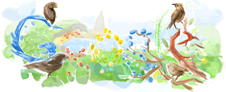 Google Logo - Charles Darwin s Birthday