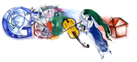 Google Logo - Marc Chagall s Birthday
