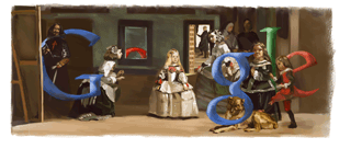 Google Logo - Diego Velazquez s Birthday