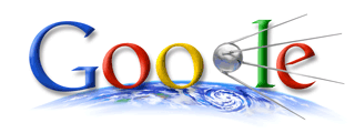 Google Logo - International Sputnik Day