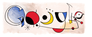 Google Logo - Joan Miro s Birthday