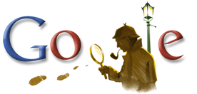 Google Logo - Sir Arthur Conan Doyle s Birthday