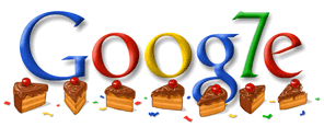 Google Logo - Google s 7th Birthday