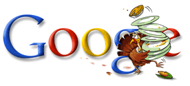 Google Logo - Thanksgiving