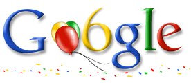 Google Logo - Google s 6th Birthday