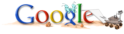 Google Logo - Spirit on Mars