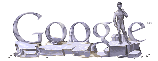 Google Logo - Michelangelo s Birthday