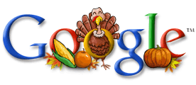 Google Logo - Thanksgiving