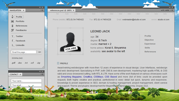 Leonid Jack Portfolio Design