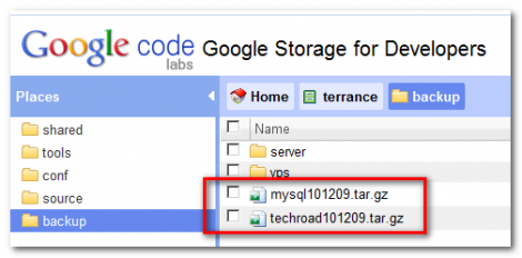 done 470x232 利用Google Storage for Developers自动备份网站